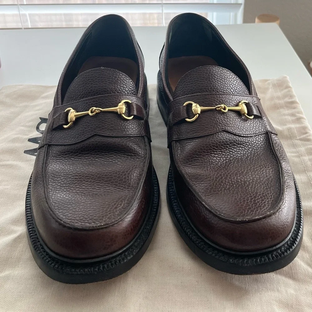Blackstock & Weber The Mason Horse Bit Loafer, Chocolate - Picture 10 of 16